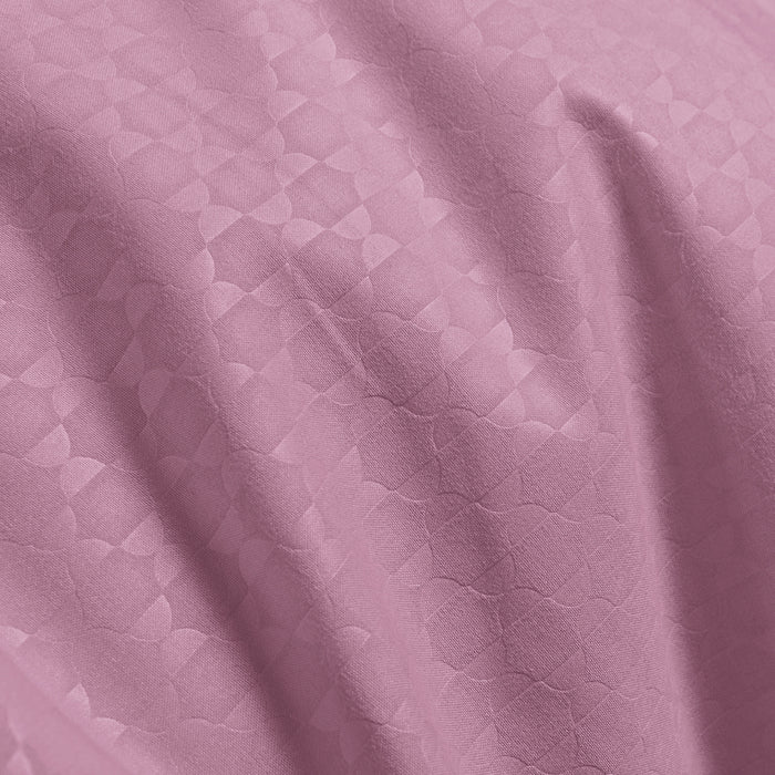 Epinova Silkysoft Dobby 980TC Microfiber Bedsheet (Fog Rose) | Fitted Set | Bedset
