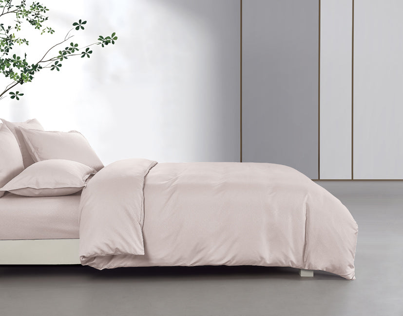 Epinova Silkysoft Dobby 980TC Microfiber Bedsheet (Smoke) | Fitted Set | Bedset