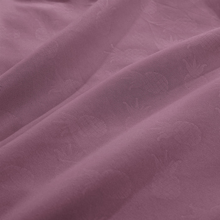 Epinova Silkysoft Dobby 980TC Microfiber Bedsheet (Deep Wine) | Fitted Set | Bedset