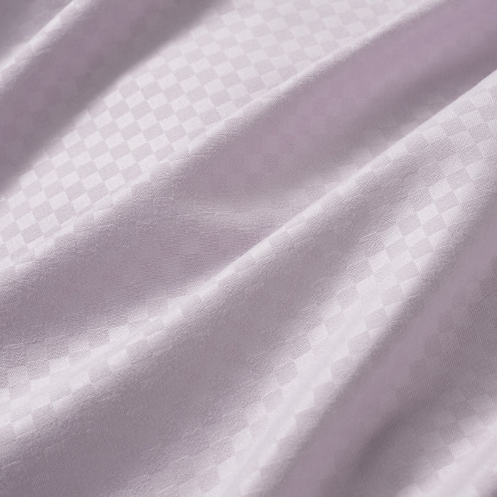 Epinova Silkysoft Dobby 980TC Microfiber Bedsheet (Ice Orchid) | Fitted Set | Bedset
