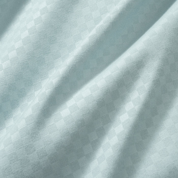 Epinova Silkysoft Dobby 980TC Microfiber Bedsheet (Grey Mint) | Fitted Set | Bedset