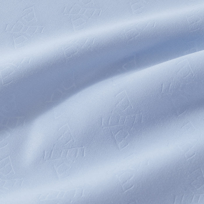 Epinova Silkysoft Dobby 980TC Microfiber Bedsheet (Smoke Blue) | Fitted Set | Bedset