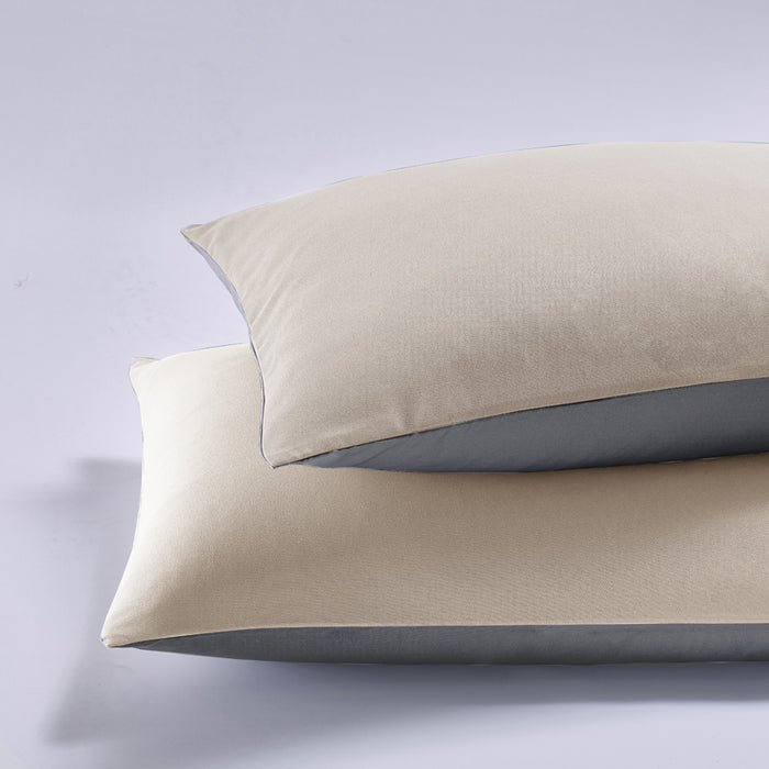 Epinova Silkysoft 980TC Microfiber Bedsheet | Bedset (Cream)