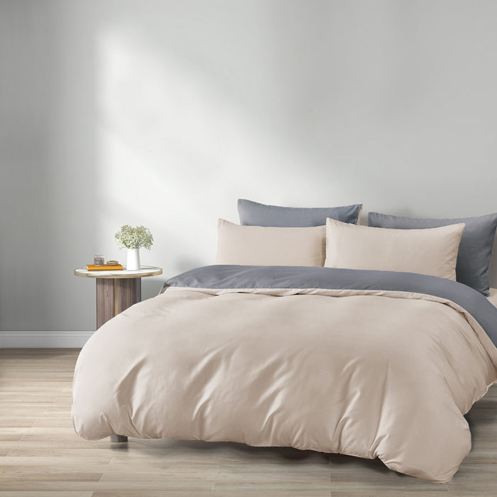 Epinova Silkysoft 980TC Microfiber Bedsheet | Bedset (Cream)