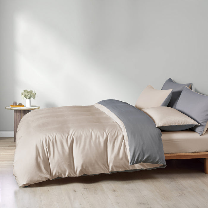 Epinova Silkysoft 980TC Microfiber Bedsheet | Bedset (Cream)