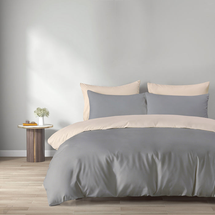 Epinova Silkysoft 980TC Microfiber Bedsheet | Bedset (Charcoal)