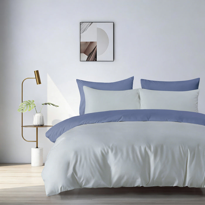 Epinova Silkysoft 980TC Microfiber Bedsheet | Bedset (Winter Grey)