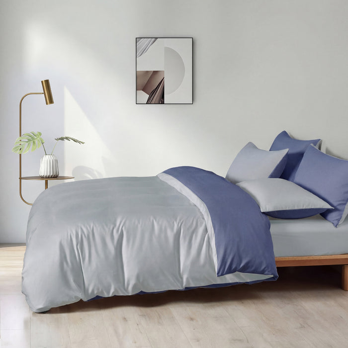 Epinova Silkysoft 980TC Microfiber Bedsheet | Bedset (Winter Grey)