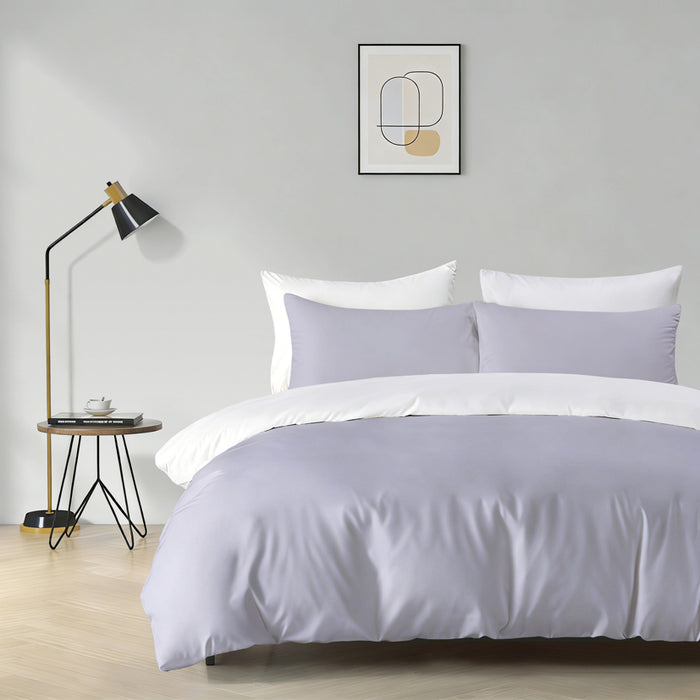 Epinova Silkysoft 980TC Microfiber Bedsheet | Bedset (Iris)