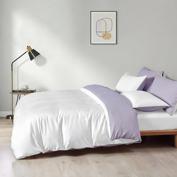 Epinova Silkysoft 980TC Microfiber Bedsheet | Bedset (White)