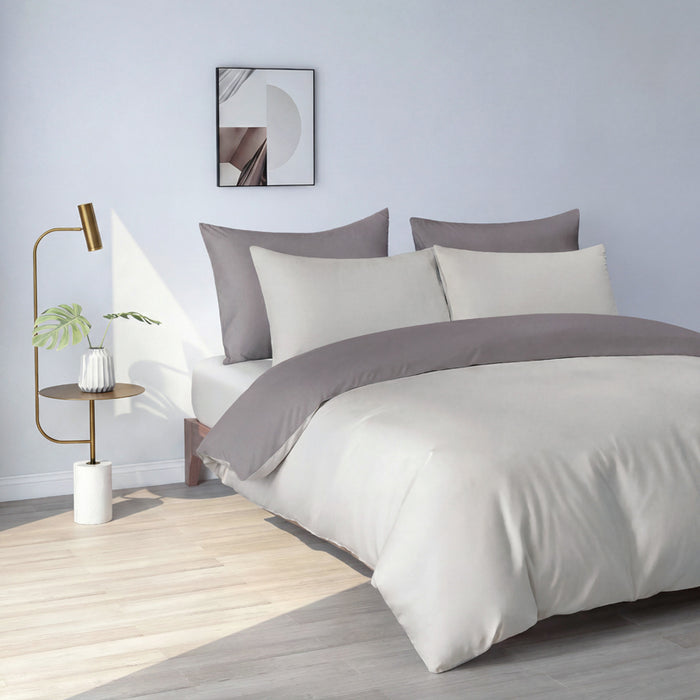 Epinova Silkysoft 980TC Microfiber Bedsheet | Fitted Sheet Set | Bedset (Wind)