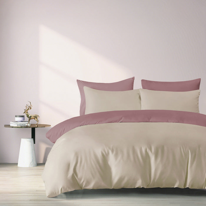 Epinova Silkysoft 980TC Microfiber Bedsheet | Fitted Sheet Set | Bedset (Pebble)