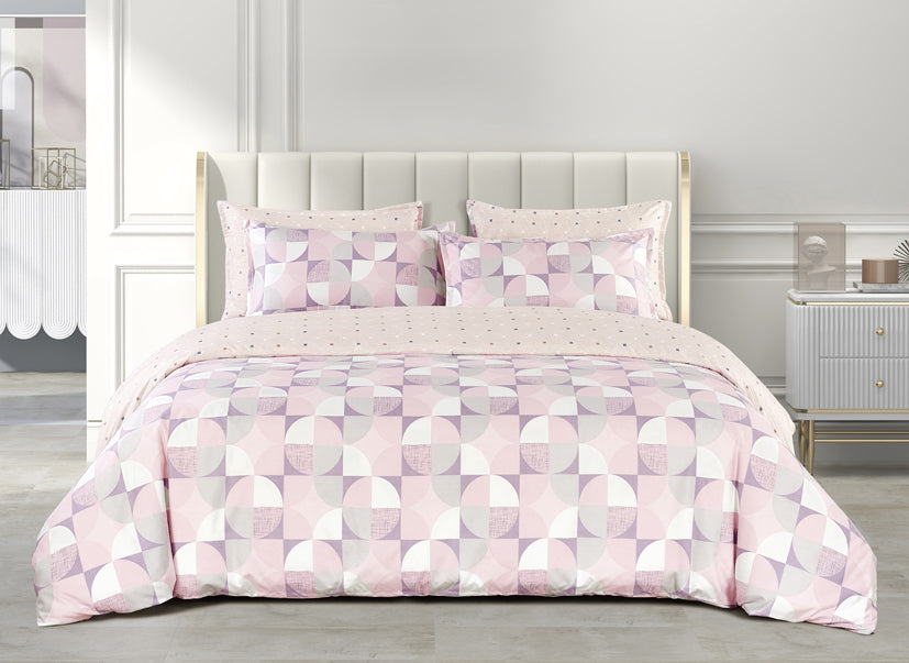 Epinova Silkysoft Printed 980TC EVP9206 Bedsheet | Fitted Sheet Set | Bedset