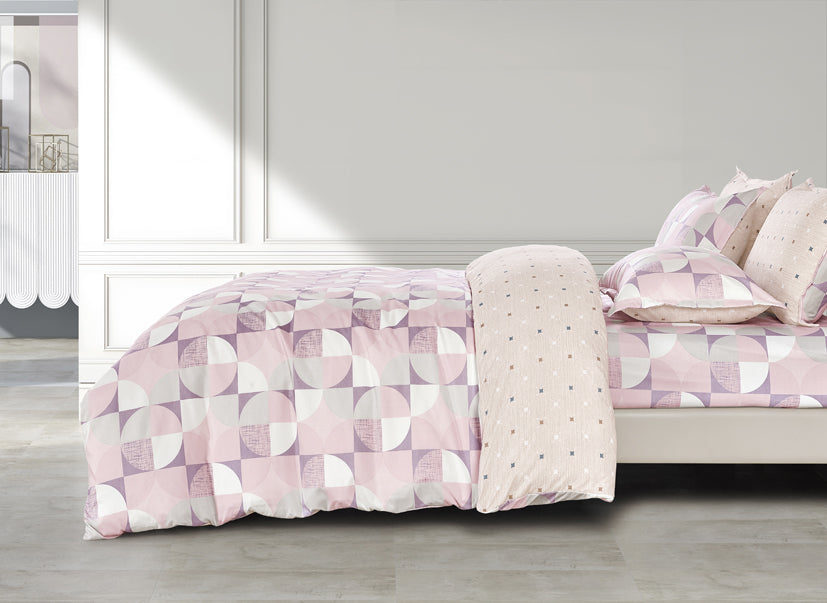 Epinova Silkysoft Printed 980TC EVP9206 Bedsheet | Fitted Sheet Set | Bedset