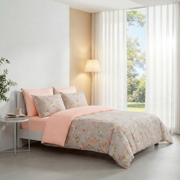Epinova Silkysoft Printed 980TC EVP9211 Bedsheet | Fitted Sheet Set | Bedset