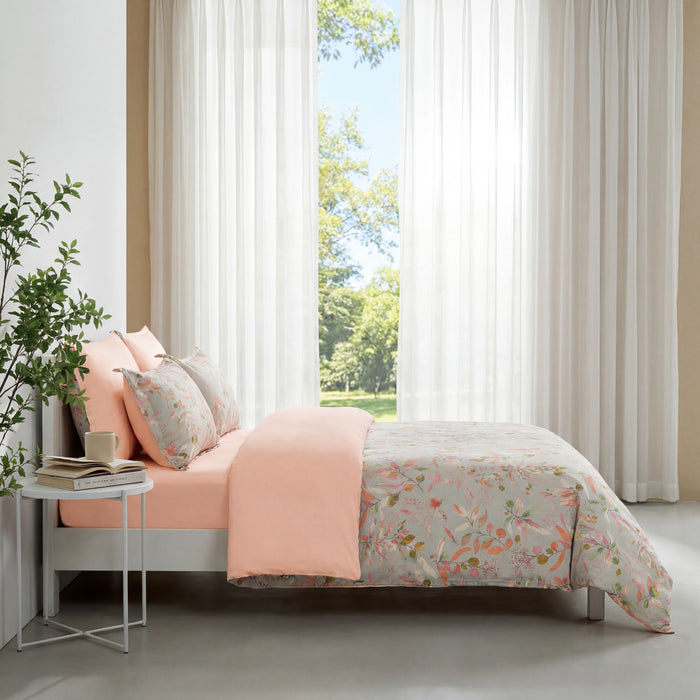 Epinova Silkysoft Printed 980TC EVP9211 Bedsheet | Fitted Sheet Set | Bedset