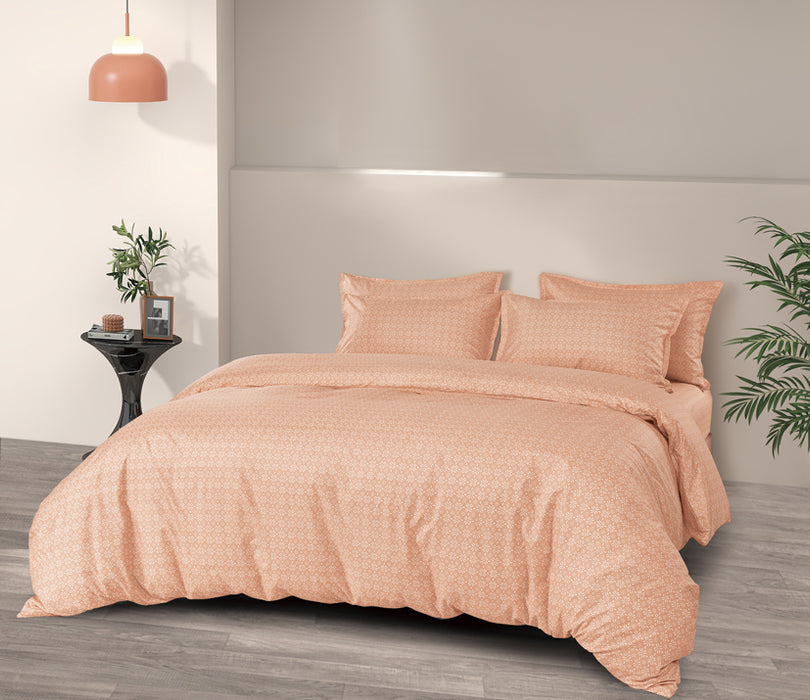 Epinova Silkysoft Printed 980TC EVP9215 Bedsheet | Fitted Sheet Set | Bedset