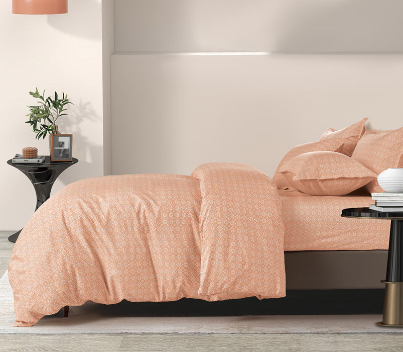 Epinova Silkysoft Printed 980TC EVP9215 Bedsheet | Fitted Sheet Set | Bedset