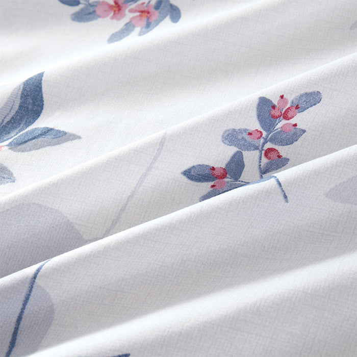 Epinova Silkysoft Printed 980TC EVP9218 Bedsheet | Fitted Sheet Set | Bedset