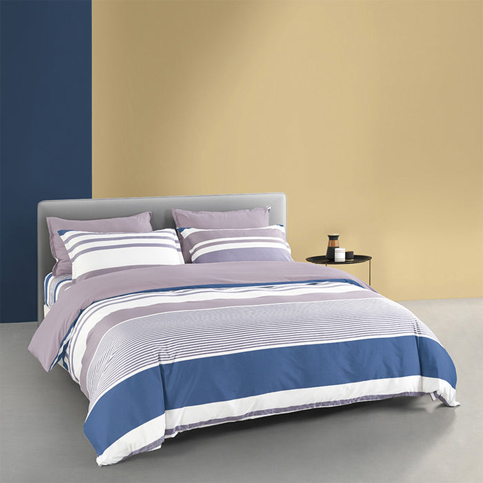 Epinova Silkysoft Printed 980TC EVP9222 Bedsheet | Fitted Sheet Set | Bedset