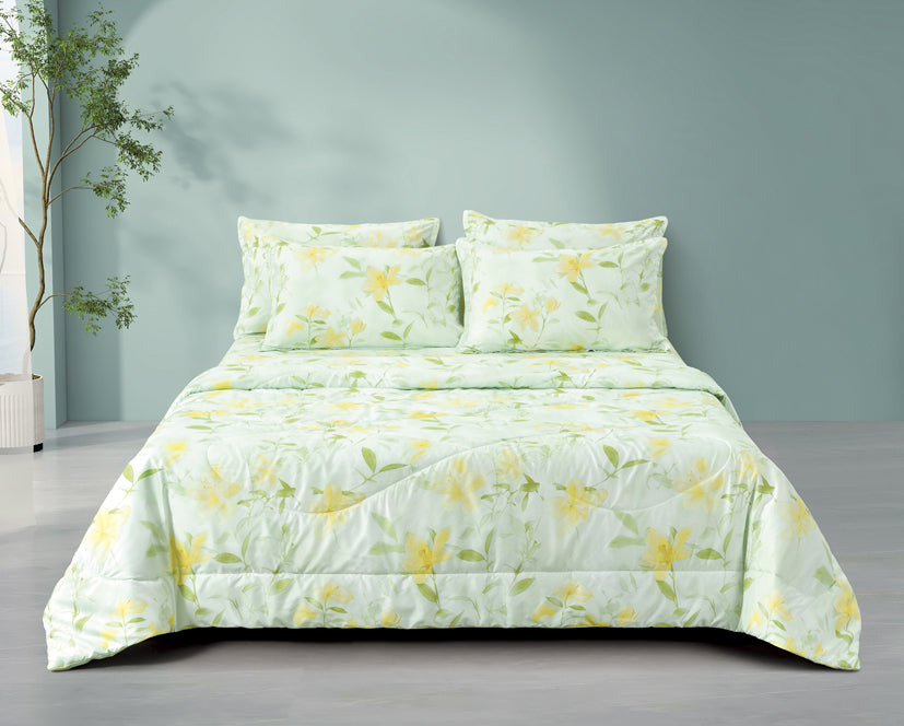 Epinova Silkysoft Printed 980TC EVP9223 Bedsheet | Fitted Sheet Set | Bedset