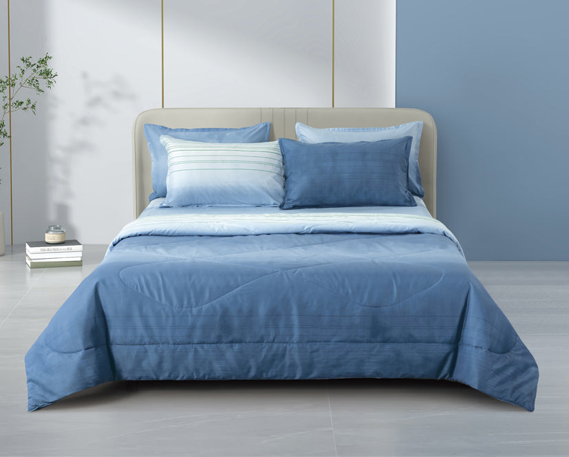 Epinova Silkysoft Printed 980TC EVP9225 Bedsheet | Fitted Sheet Set | Bedset