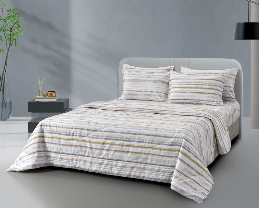 Epinova Silkysoft Printed 980TC EVP9227 Bedsheet | Fitted Sheet Set | Bedset