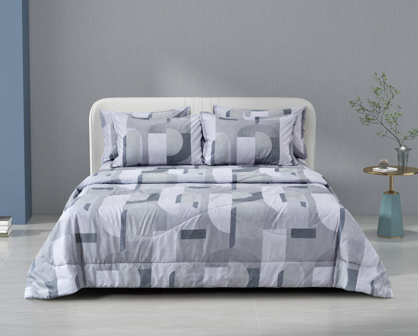 Epinova Silkysoft Printed 980TC EVP9228 Bedsheet | Fitted Sheet Set | Bedset