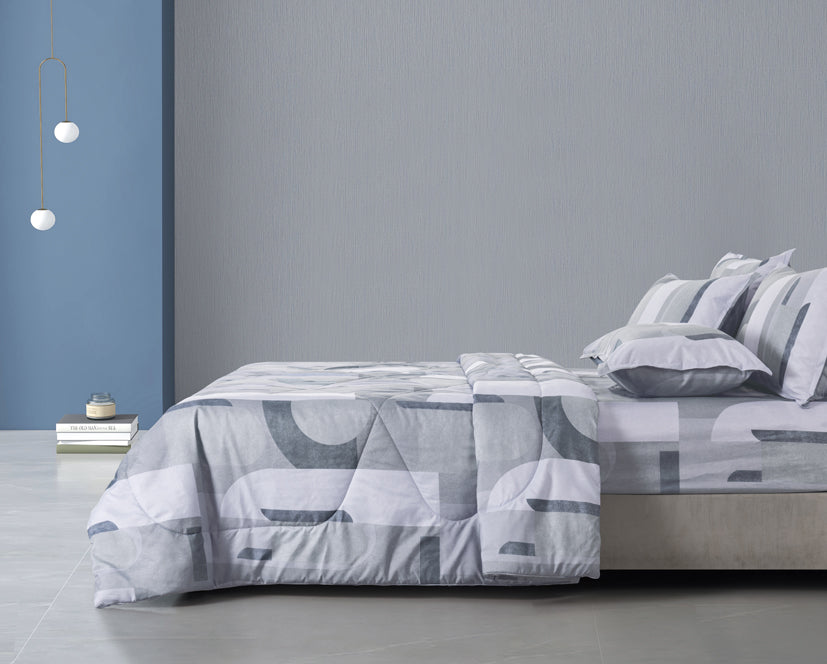 Epinova Silkysoft Printed 980TC EVP9228 Bedsheet | Fitted Sheet Set | Bedset