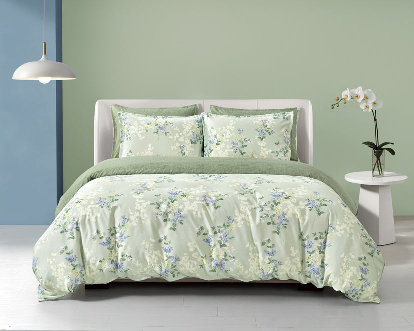 Epinova Silkysoft Printed 980TC EVP9237 Bedsheet | Fitted Sheet Set | Bedset