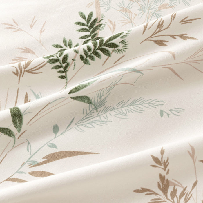 Epinova Silkysoft Printed 980TC EVP9238 Bedsheet | Fitted Sheet Set | Bedset