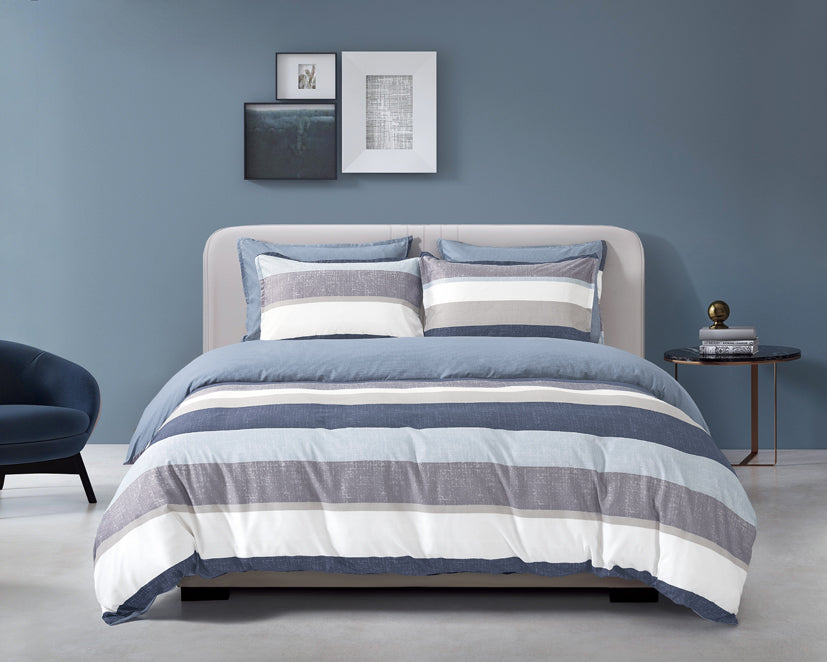 Epinova Silkysoft Printed 980TC EVP9239 Bedsheet | Fitted Sheet Set | Bedset