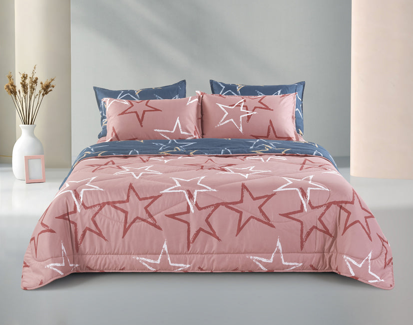 Epinova Silkysoft Printed 980TC EVP9245 Bedsheet | Fitted Sheet Set | Bedset