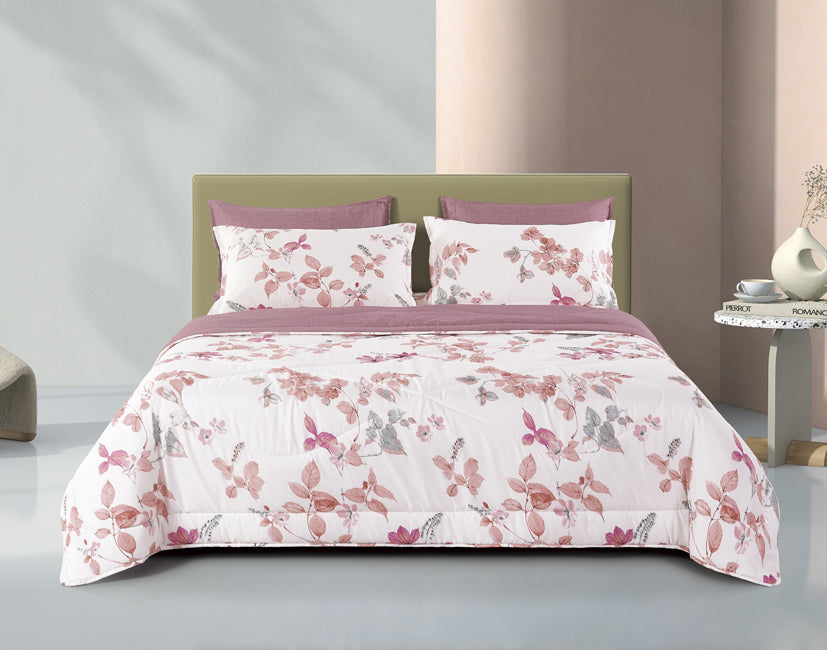 Epinova Silkysoft Printed 980TC EVP9247 Bedsheet | Fitted Sheet Set | Bedset