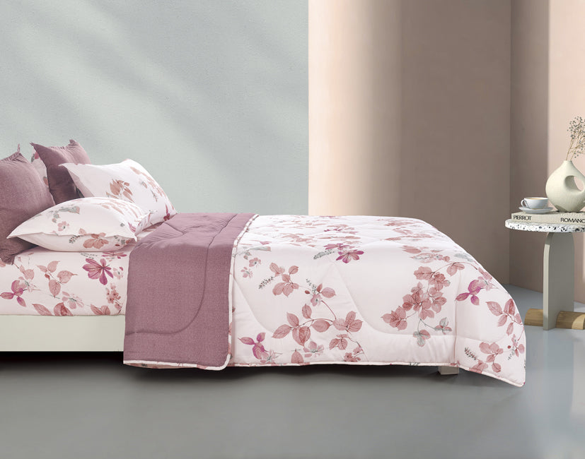 Epinova Silkysoft Printed 980TC EVP9247 Bedsheet | Fitted Sheet Set | Bedset