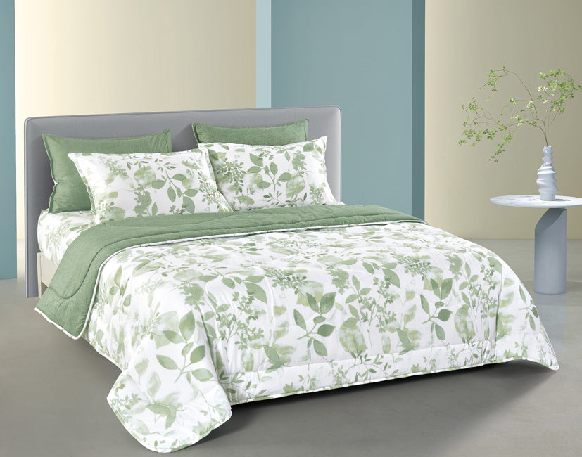 Epinova Silkysoft Printed 980TC EVP9248 Bedsheet | Fitted Sheet Set | Bedset