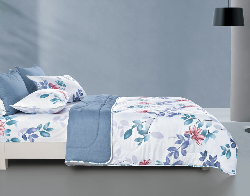 Epinova Silkysoft Printed 980TC EVP9249 Bedsheet | Fitted Sheet Set | Bedset