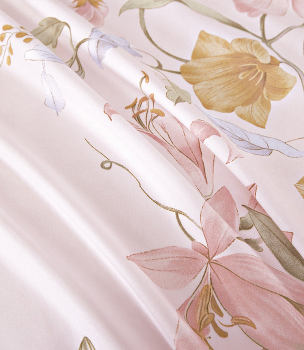 Epinova Silkysoft Printed 980TC EVP9253 Bedsheet | Fitted Sheet Set | Bedset