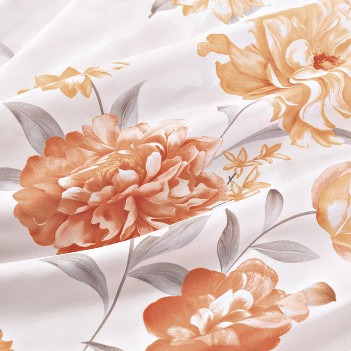 Epinova Silkysoft Printed 980TC EVP9259 Bedsheet | Fitted Sheet Set | Bedset