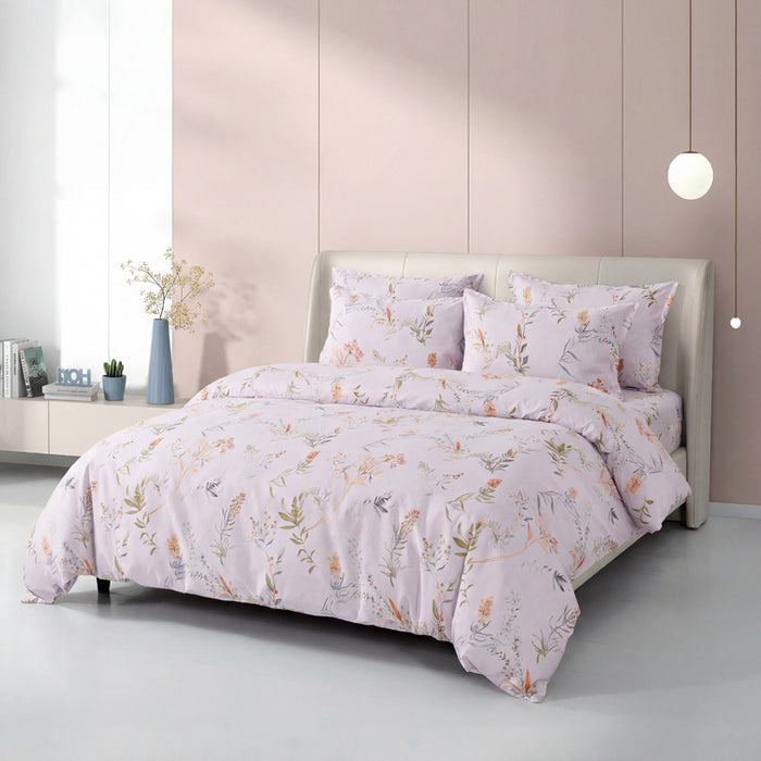 Epinova Silkysoft Printed 980TC EVP9265 Bedsheet | Fitted Sheet Set | Bedset