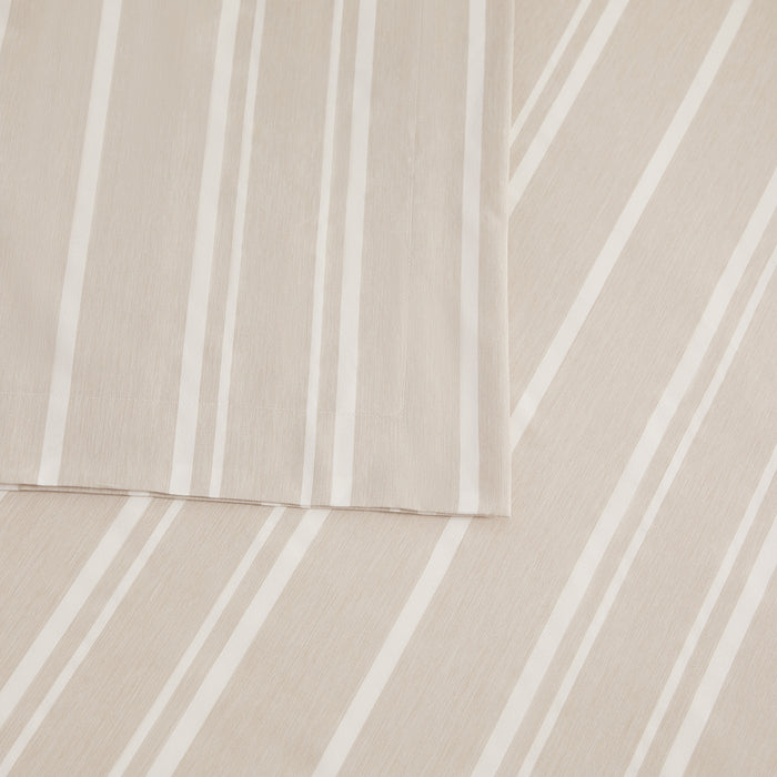 Epinova Urutora Series 1000TC Stonewashed Yarn-Dyed Bedsheet | Fitted Sheet | Bedset (Nude)