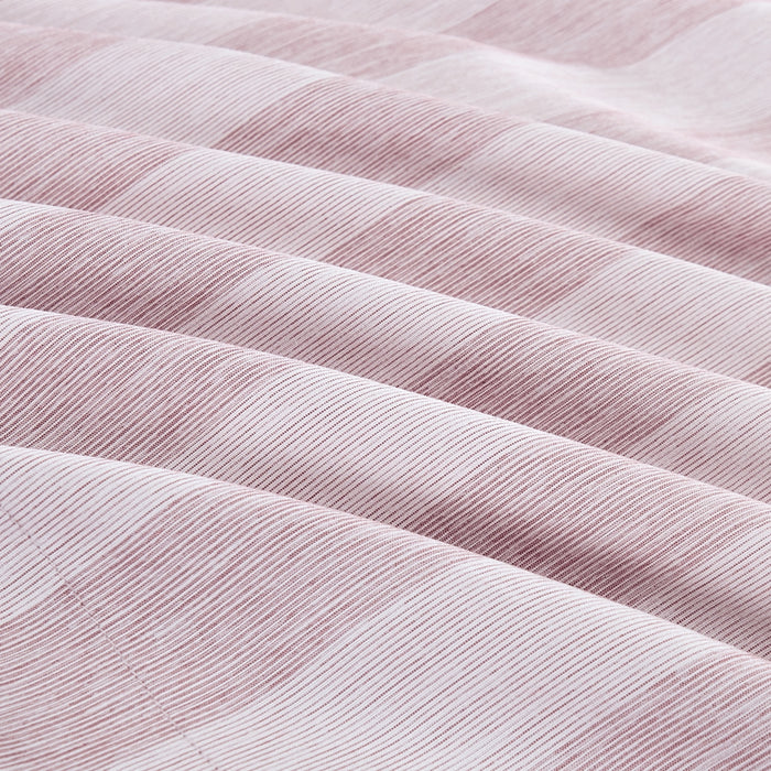 Epinova Urutora Series 1000TC Stonewashed Yarn-Dyed Bedsheet | Fitted Sheet | Bedset (Dusty Rose)