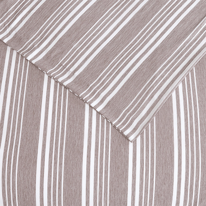 Epinova Urutora Series 1000TC Stonewashed Yarn-Dyed Bedsheet | Fitted Sheet | Bedset (Mink)