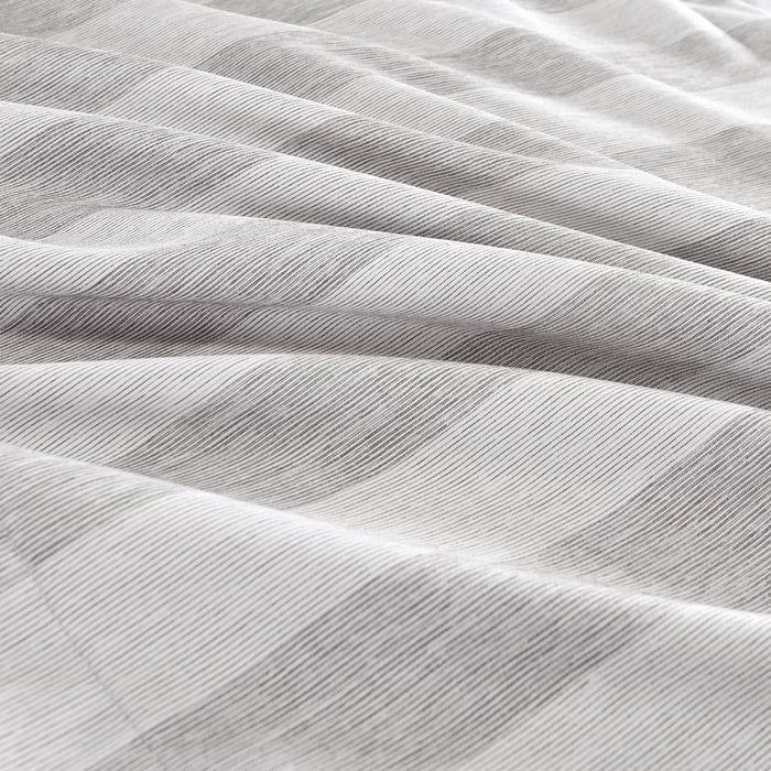 Epinova Urutora Series 1000TC Stonewashed Yarn-Dyed Bedsheet | Fitted Sheet | Bedset (River Grey)