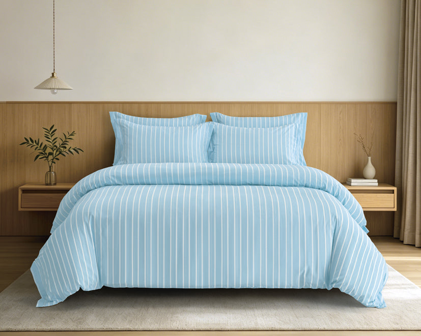 Epinova Urutora Series 1000TC Stonewashed Yarn-Dyed Bedsheet | Fitted Sheet | Bedset (Atomizer)