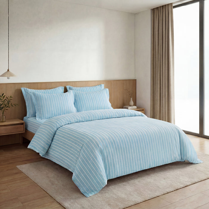 Epinova Urutora Series 1000TC Stonewashed Yarn-Dyed Bedsheet | Fitted Sheet | Bedset (Atomizer)
