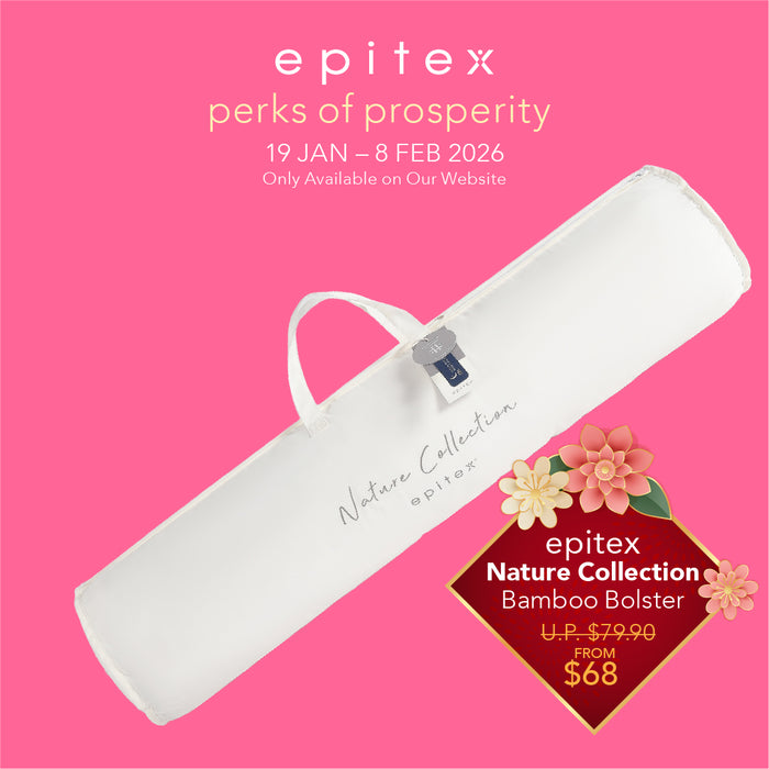 (Perks of Prosperity) Epitex NATURE COLLECTION BAMBOO BOLSTER 1600G
