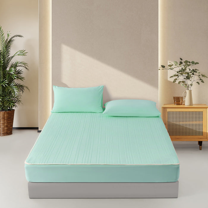 Epitex Softicool Fitted Mattress Pad (Green Breeze)