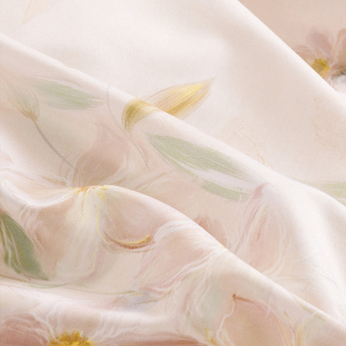 Epitex 1200TC Hybrid Botanic Silk Printed Fitted Sheet Set | Bedsheet | Bedset | Bedding