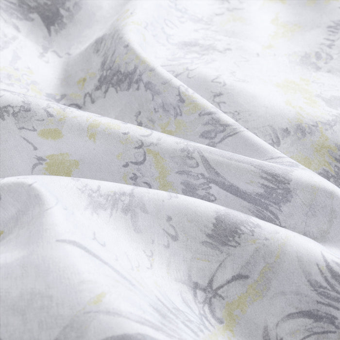 Epitex 1200TC Hybrid Botanic Silk Printed Fitted Sheet Set | Bedsheet | Bedset | Bedding
